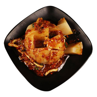 贵州特产个个米豆腐 铜仁江口美食小吃酸辣凉拌米豆腐8个