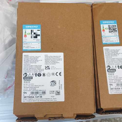 溢价-接触器3RT5054-1AF36，115A，55KW全