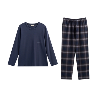 秋鹿超好穿柔软100%纯棉睡衣