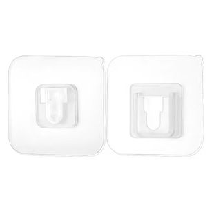 插排固定器免打孔墙上无痕粘贴壁挂式插线板插头插座路由器理线器