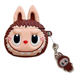 适用苹果耳机airpods4保护套airpodspro保护壳苹果pro2耳机壳三代可爱拉布布无线蓝牙耳机套PVC软壳创意卡通