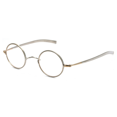 日本万年龟复古小圆框42mm眼镜框
