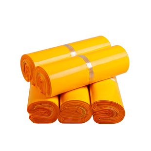 加厚深黄色快递袋快递袋子打包袋批发全新料防水衣服包装袋邮寄袋