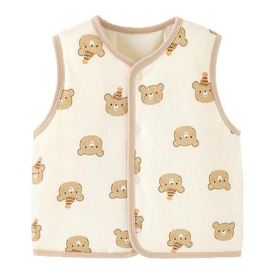 迷你巴拉儿童保暖背心亲肤印花
