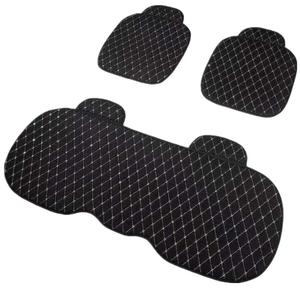 亚麻四季通用防滑透气汽车坐垫