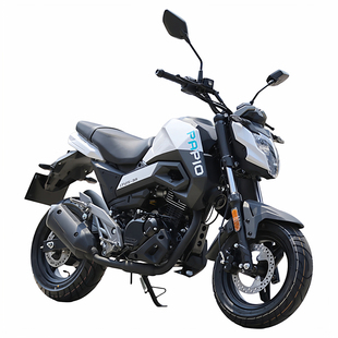 新款春风ST狒狒125CC电喷摩托车男士燃油代步迷你小猴子跨骑街车