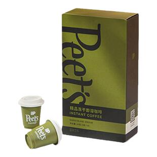 Peets皮爷百利冷萃冻干速溶咖啡粉拿铁美式冷热即溶黑咖细腻风味