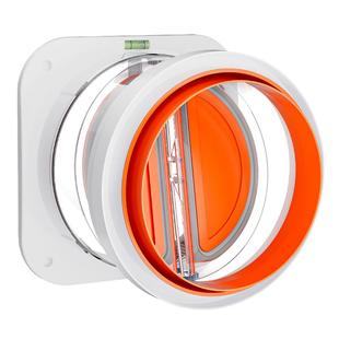 厨房烟道止逆阀抽油烟机排烟管逆止阀卫生间止回阀单向止烟阀通用