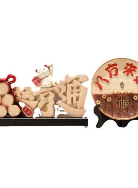 八方来财招财猫摆件财运亨通客厅老板办公室装饰公司店铺开业礼品