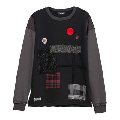 morbid纽扣贴布拼接休闲