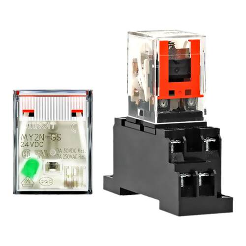 正品欧姆龙OMRON小型中间继电器MY2N-GS DC24V 220V 12VDC替MY2NJ