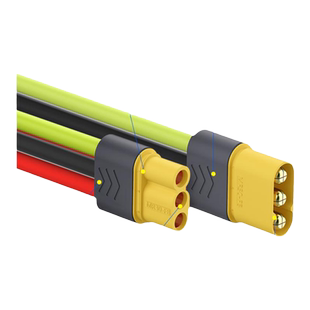 MT30 MR30 MT60三芯镀金香蕉插头无刷电机ESC电调3对金插连接器