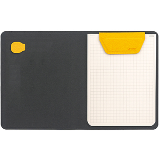 lhids磁吸笔记本 A6活页本皮质小巧便携商务记事本磁吸手账小本子