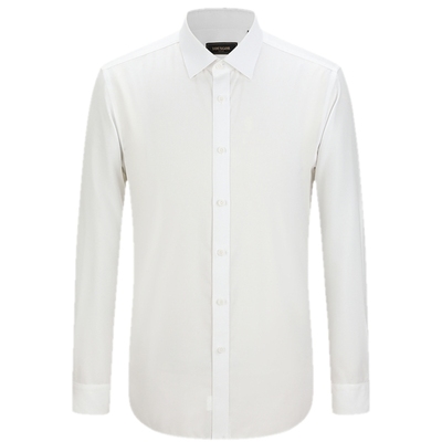 雅戈尔八字领长袖商务绅士衬衫