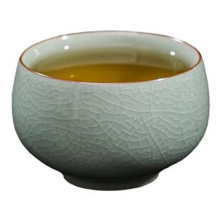 廷怀窑 李廷怀手作汝窑茶杯个人杯 主人杯汝州汝瓷国家非遗传承人