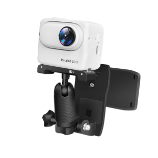 背包夹支架适用影石insta360 go3 3S GO Ultra配件书包夹固定拍摄第一人称视角钢化膜硅胶套兔笼边框滤镜