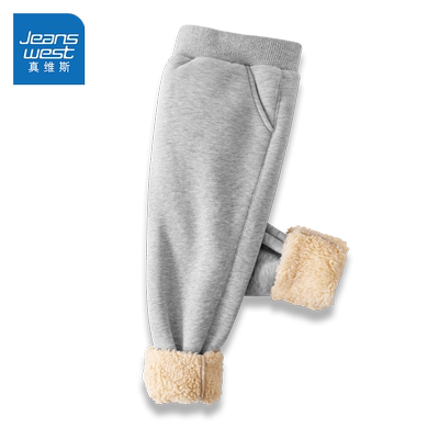 女童加绒裤子真维斯童装运动裤