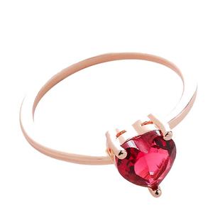 日韩流行闪钻水晶锆石花朵戒指微镶甜美百搭爱心花朵开口指环手饰