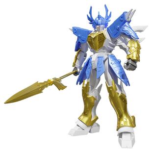 正版现货小白龙三国机甲战士关羽赵云可动拼装人偶男孩收藏玩具