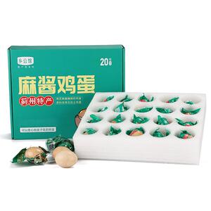 麻酱鸡蛋正宗天津蓟县特产官方旗舰店中秋礼盒五香咸鸡蛋麻将鸡蛋