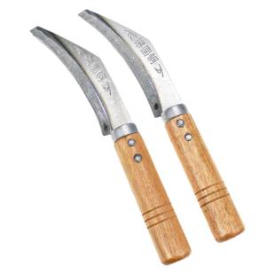 水果刀小弯刀弯月形弯头削菠萝榴莲菠萝甘蔗香蕉刀家用水果店专用