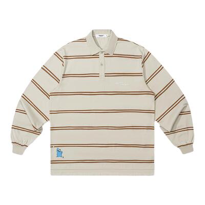 UNDERBOBO春秋条纹polo衫百搭女