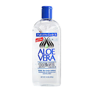 美国Fruit of the Earth闪露纯芦荟胶340g补水去痘印印晒后修护