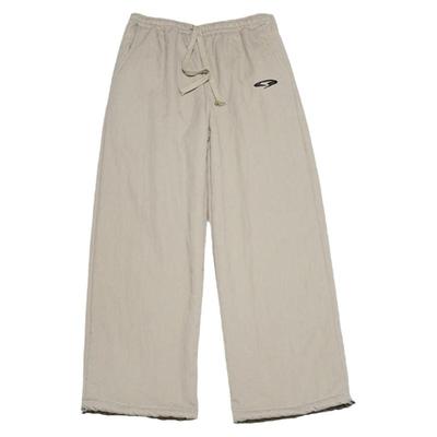 STILLYOU保暖加绒绗缝工装棉裤