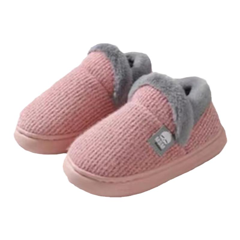 流氓兔棉拖鞋女冬季室内情侣居家保暖加厚毛绒厚底防滑老人棉鞋男