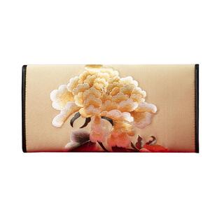 苏绣长款包包刺绣钱包中国风女卡包妈妈旗袍手拿包百搭小巧超薄潮