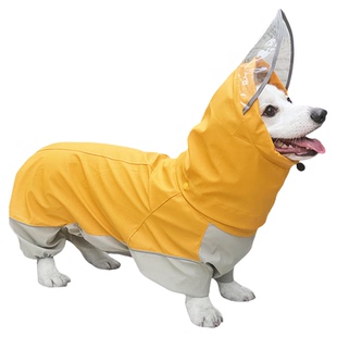 宠物狗雨衣四脚全包柯基专用雨衣中小型犬法斗巴哥短腿狗专用雨具