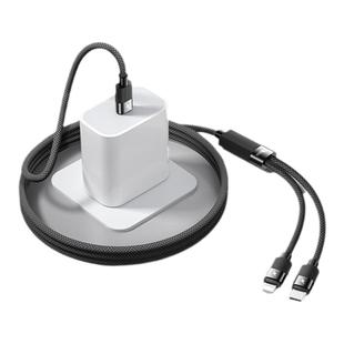 能适Type-C二合一充电器线双头适用苹果小米华为iPhone15数据线超级pd一拖二100w快充平板MacBookPro笔记本tc