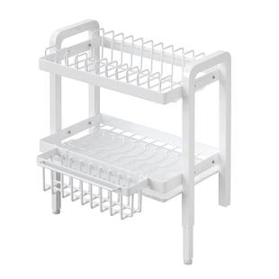 厨房窗台沥水碗架碗碟收纳置物架床边高低脚可调节延伸板水槽旁边
