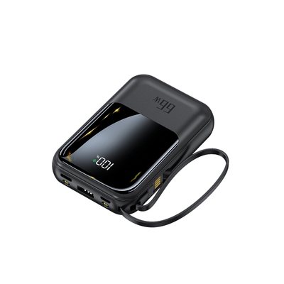 自带线超大容量充电宝100000毫安适用华为oppo苹果vivo快充80000M