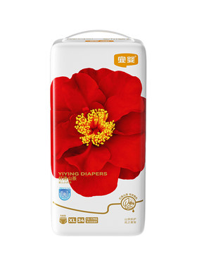 宜婴弱酸红山茶花纸尿裤