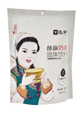 保牛内蒙古特产酥油奶茶咸味