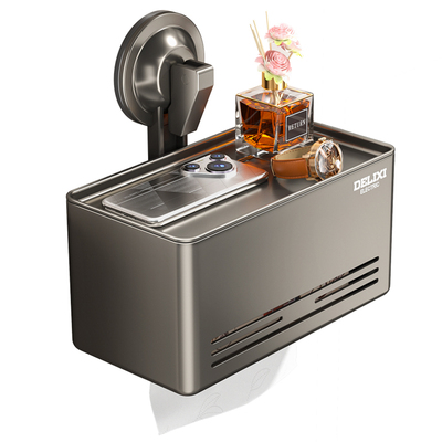 德力西吸盘纸巾盒壁挂式厕纸盒