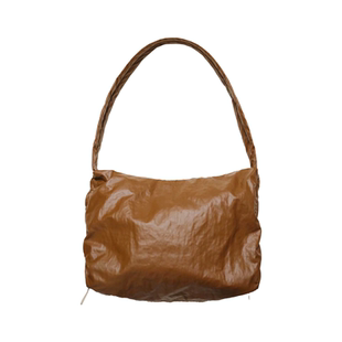 SecondMoon小众设计褶皱可调节托特百搭韩系单肩斜挎包