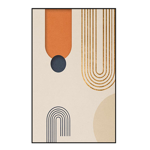 现代客厅装饰画北欧玄关楼梯走廊通道抽象餐厅过道背景墙竖款挂画