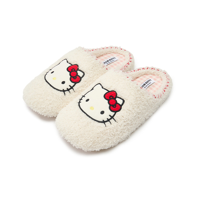 优调凯蒂猫拖鞋女秋冬HelloKitty2026新款毛毛拖鞋儿童居家棉拖鞋
