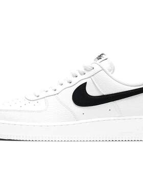 【荐】Nike耐克 Air Force 1空军一号低帮板鞋男女黑白CT2302-100