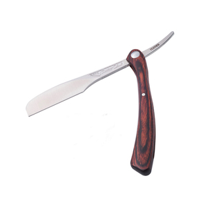 日本feather羽毛DX系列直柄原木折叠剃刀修容修面用剃须刮胡刀款