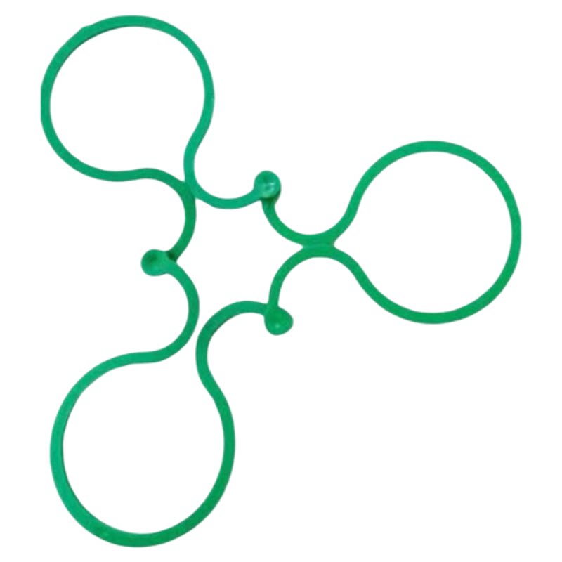 园艺八字扣植物固定夹藤曼爬藤绿植花枝固定器8字扣塑料园林扎带