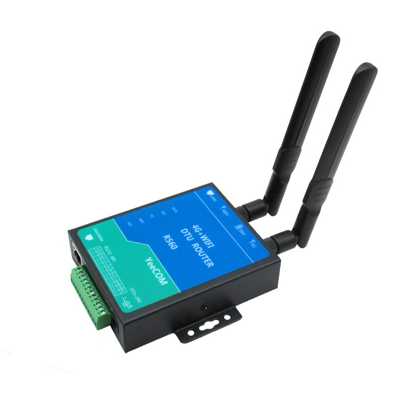 yeecom工业4g路由器wifi无线232串口485转dtu网口mqtts模块https