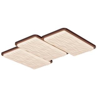 箭牌中古风客厅吸顶灯奶油风钢琴键客厅主灯实木灯具全屋2025新款