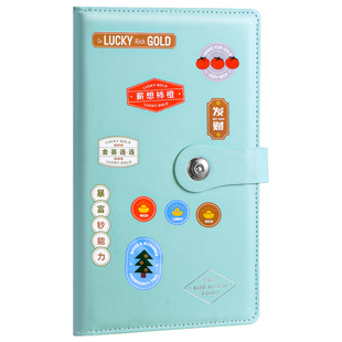 得力存单收纳本定期存折专用多功能票据存单夹2026新款家庭现金银行卡防水一体大容量收集多层活页支票夹子