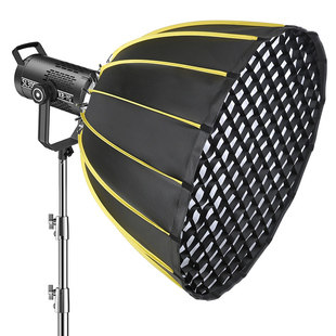 COB专业直播补光灯摄影灯室内拍照打光灯深口抛物线八角柔光箱球形格栅蜂巢蛋格聚光发丝太阳影视间常亮主播