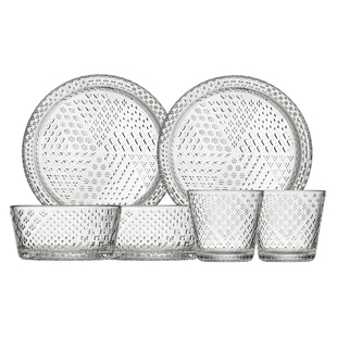 【秒杀】芬兰伊塔拉iittala苔原玻璃水杯子透明餐具碗盘中古对杯z