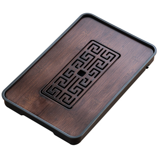 新款茶盘小型家用干泡台托盘沥储水式轻奢茶台功夫茶具竹茶海泡茶