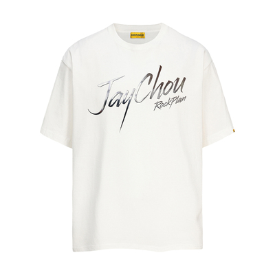 摇滚计划周杰伦演唱会周边JAYCHOU美式T恤男女同款英文应援短袖夏